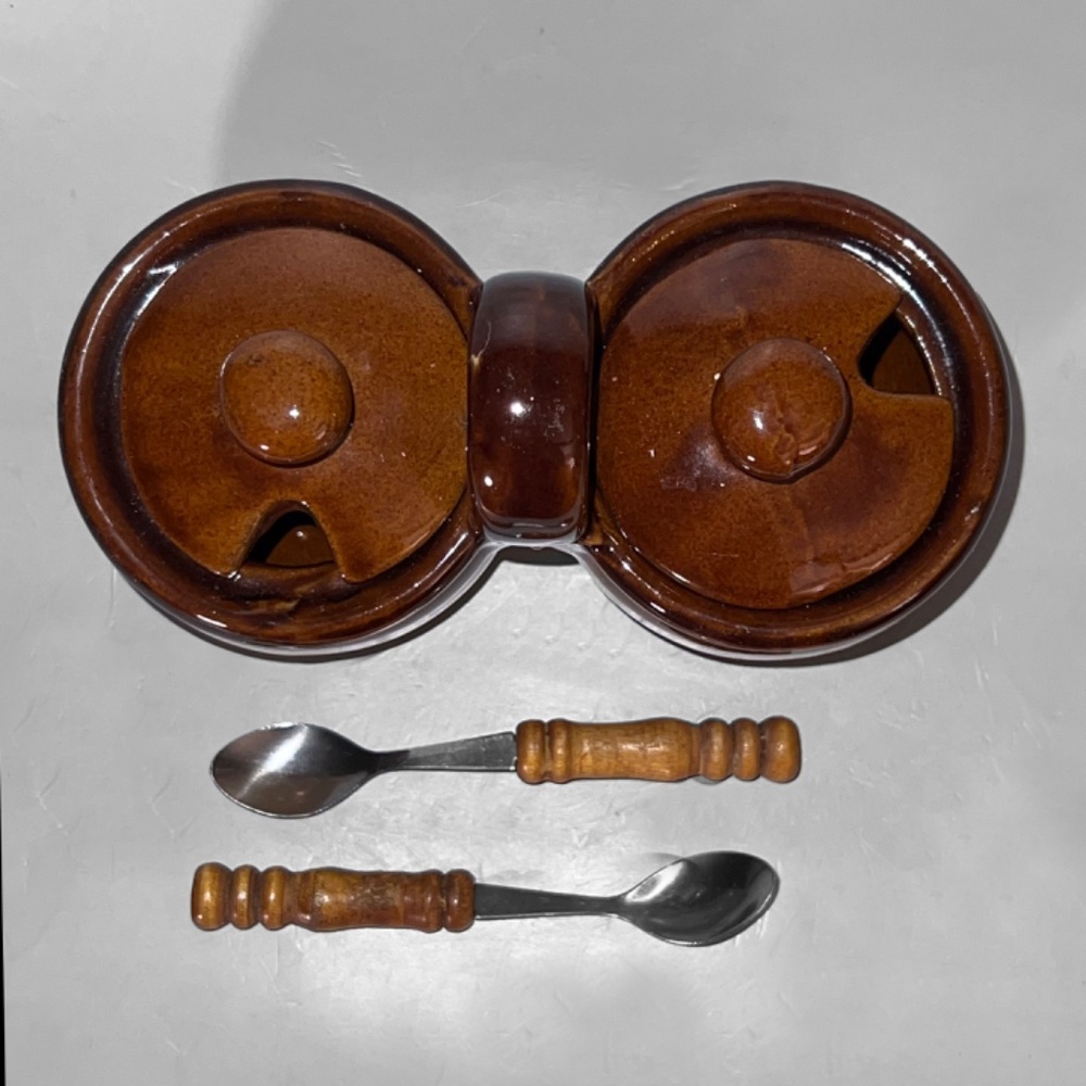 5Pc Rockingham Condiment Set - Picture 4 of 12